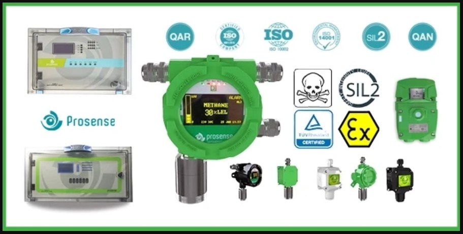 دتکتور گاز برند پروسنس Prosense ترکیه