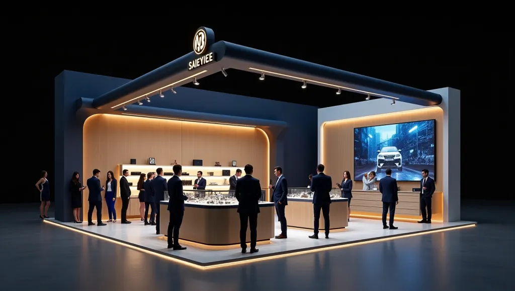 غرفه سازی نمایشگاهی لوکس Booth Building