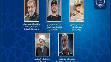 تبریک رئیس جهاد دانشگاهی در پی انتصاب فرماندهان جدید نیروهای مسلح